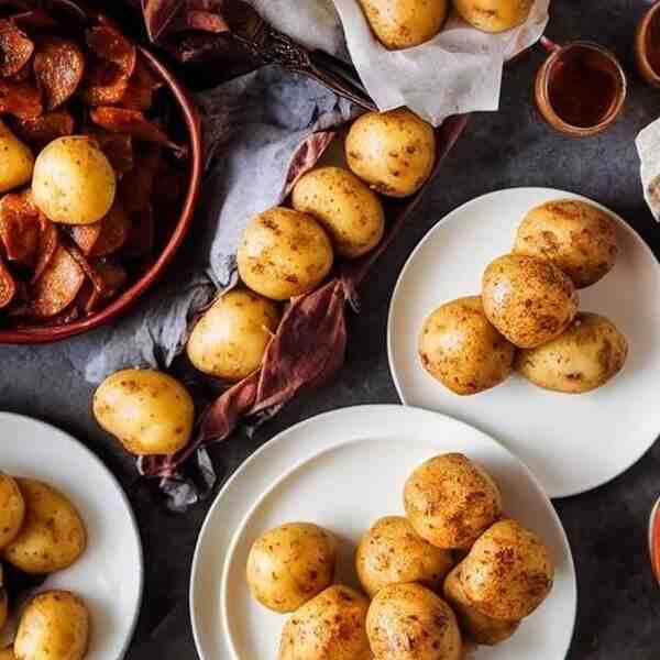 Картофельные рулетики с мясом